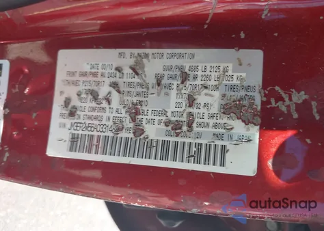 2010 Mazda Cx-7 I Sport z USA, uszkodzony, nr VIN JM3ER2W56A0331488